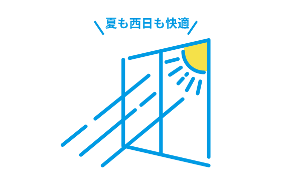 日差しで部屋が暑い 日差しで部屋が暑い